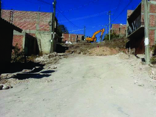 Obra publica en leon Guanajuato